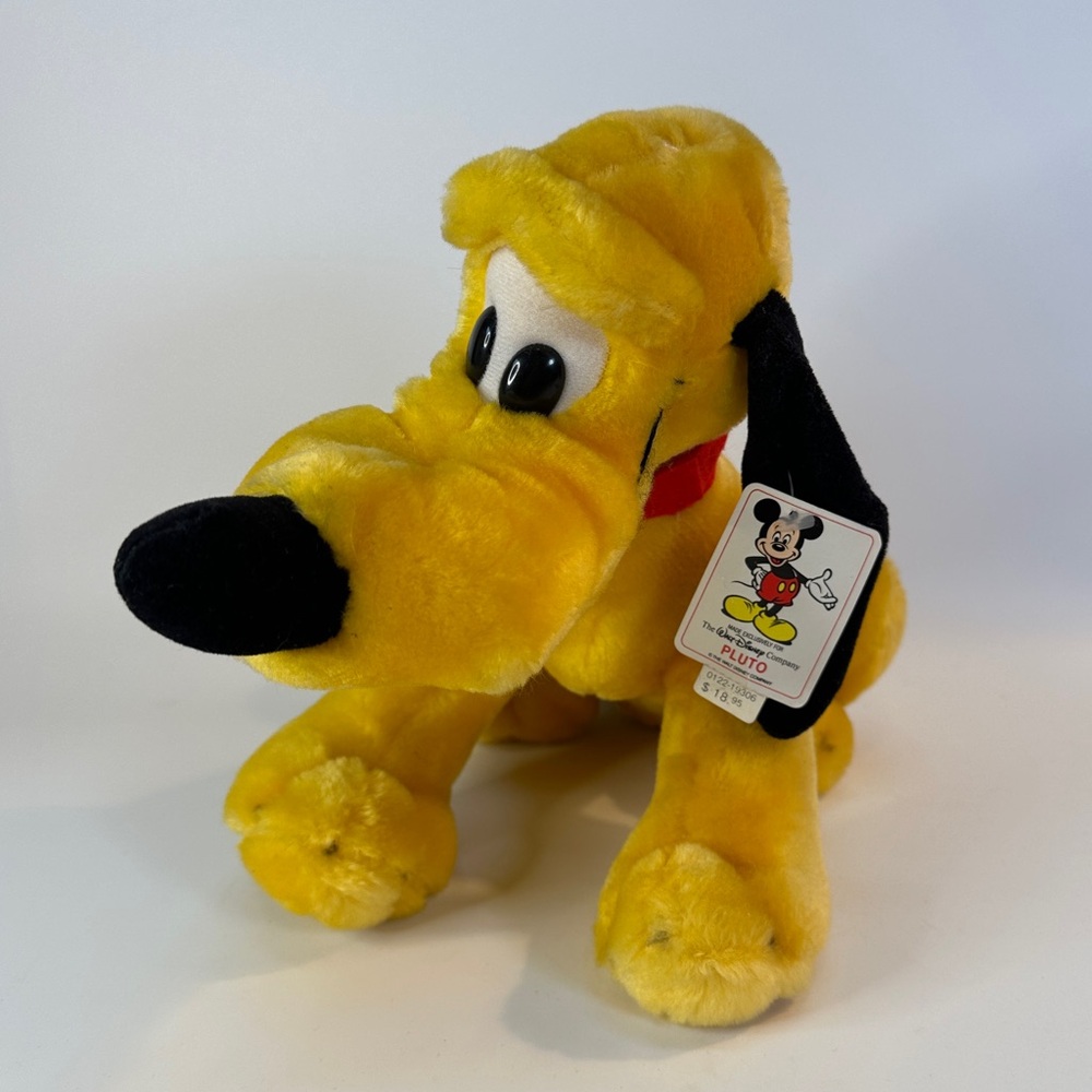 NWT VTG‎ Disney Pluto Dog Disneyland Plush Vintage collectible toy